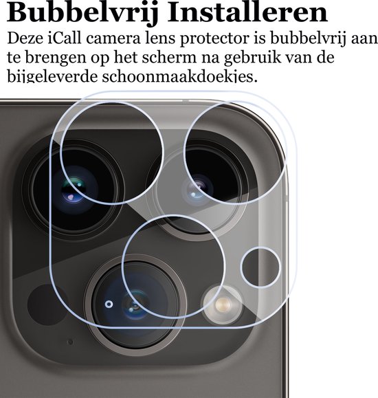 Coque adaptée pour iPhone 16 Pro Max - Protecteur d'écran Couverture Complète Glas & Appareil Photo - Antichoc Transparent avec Protège-coins Extra Coins