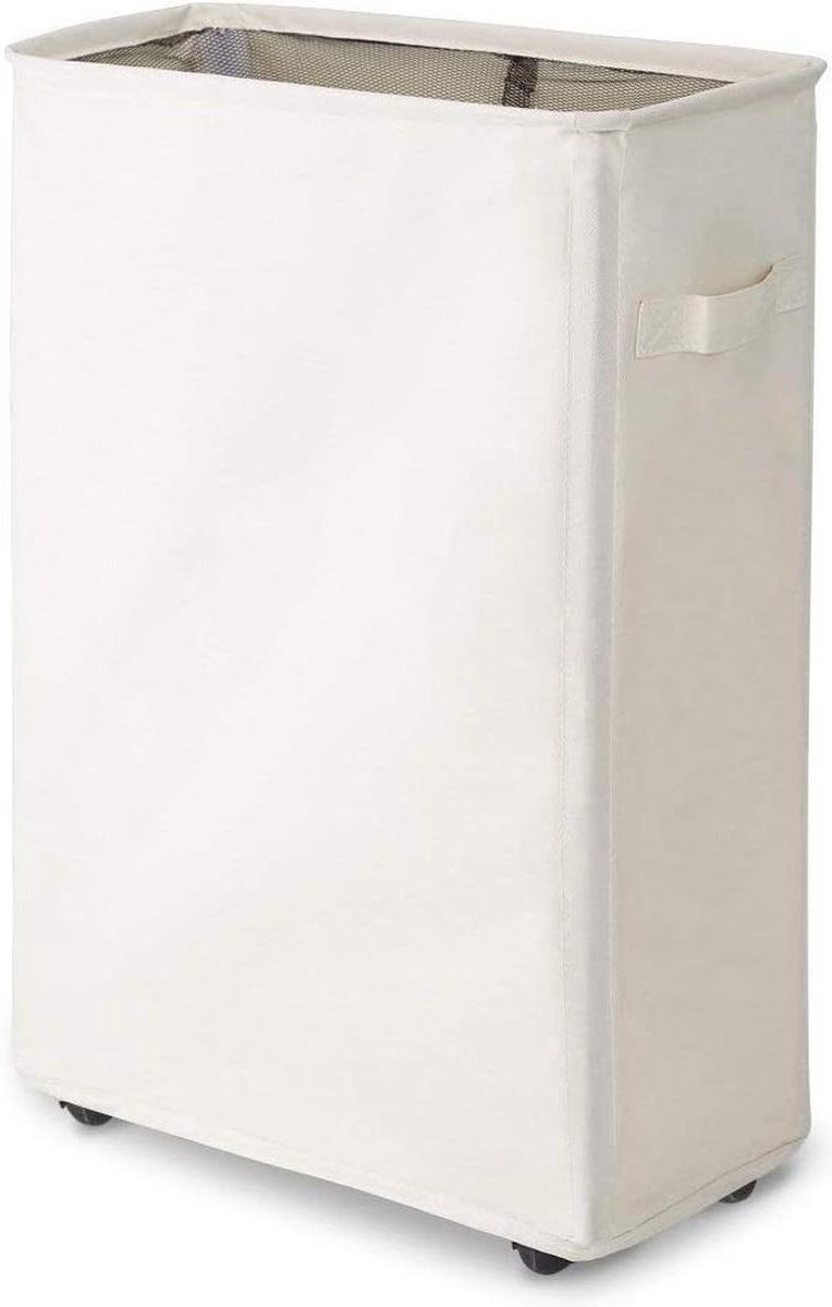 Goedkoopste Wasmand Opvouwbaar Smal Design Ruimtebesparend Met Wielen 44 L