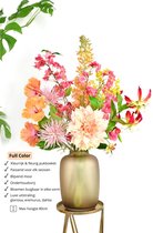 Bouquet artificiel - Couleur 70 Cm - Fleurs artificielles en soie - Fausses fleurs - Fleurs artificielles - Bouquet de soie - Natuurlijk Bloemen
