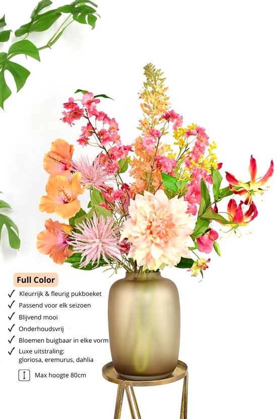 Natuurlijk Bloemen Kunstboeket