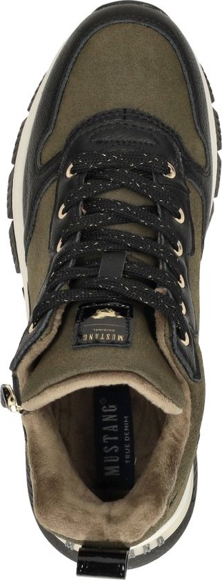 Mustang Baskets pour femmes High Baskets pour femmes hautes - vert - Taille 37