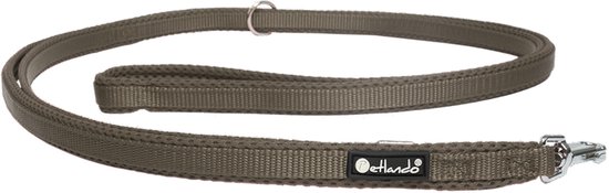 Petlando Trainingslijn Mesh Mokka - Hondenriem - 230x1.5 cm