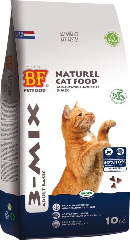 Biofood Kattenvoeding Kat 3-Mix 10 KG