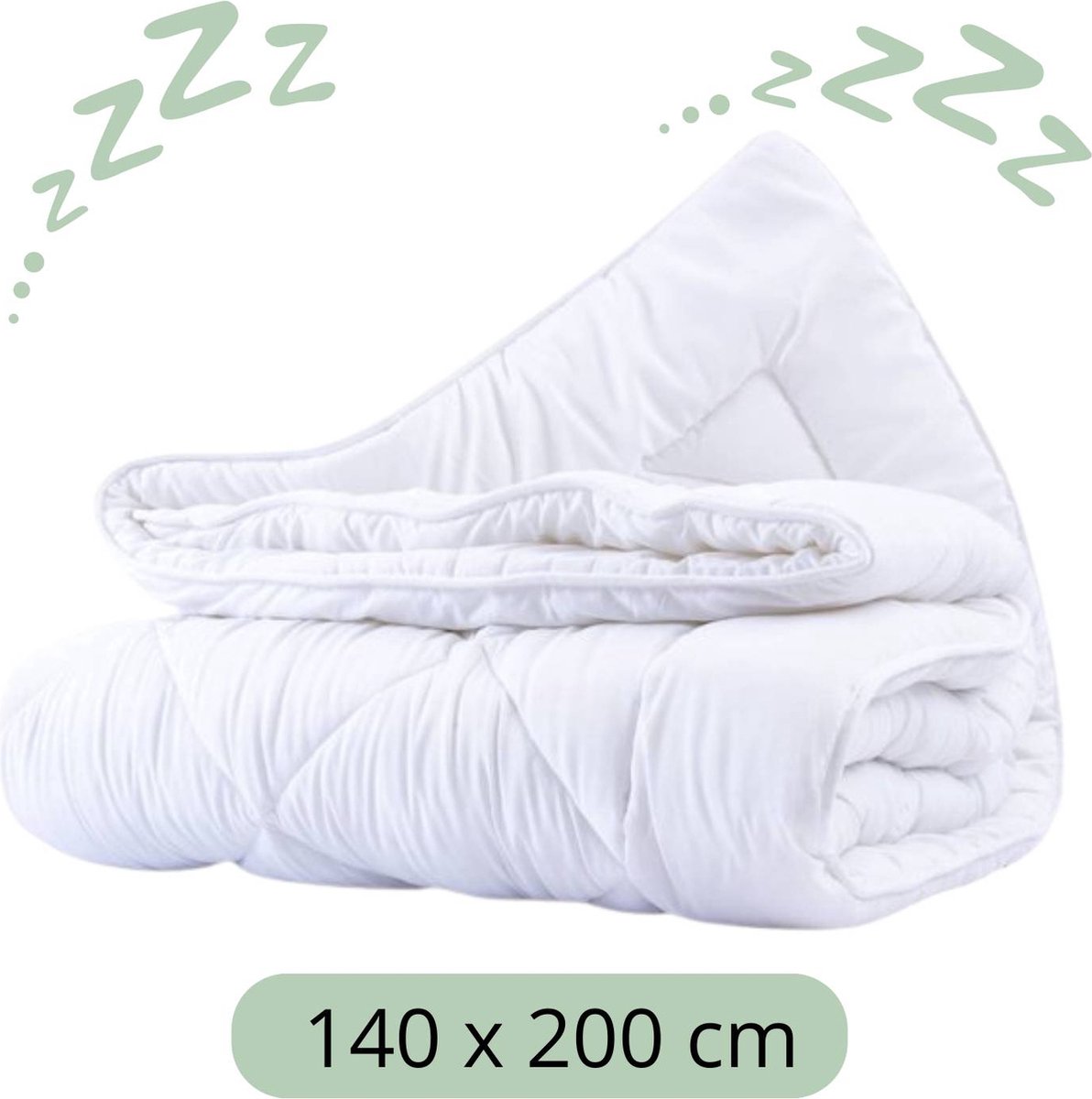 Sleeps Enkel Dekbed - Eenpersoons - 140x200 cm - Anti Allergie - Comfort & Ademend - Zomerdekbed & Winterdekbed