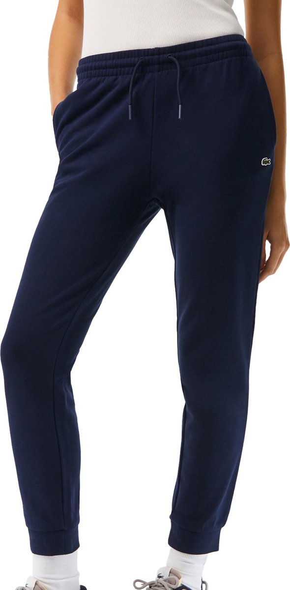Lacoste Fleece Joggingbroek Dames 40 Blauw