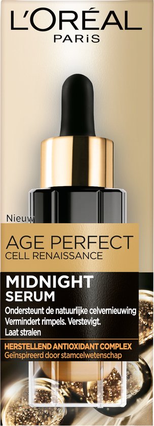 L'Oréal Paris Age Perfect Cell Renaissance Midnight Serum - Gezichtsverzorging – Anti-Rimpel - 30ml
