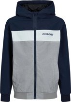 JACK & JONES JUNIOR - JJERUSH BLOCKING HOOD BOMBER NOOS JNR Jongens Jas