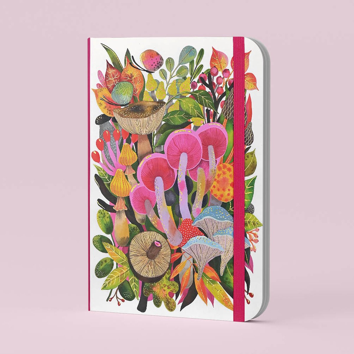 Mid Size notitieboek Peter Pauper Mushroom Medley