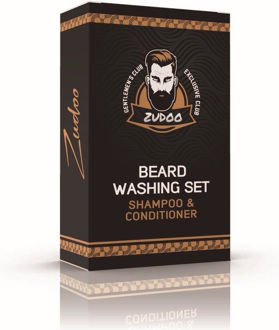 Zudoo's After-Care Set - Shampoing et après- Shampooing pour barbe - Pour toutes les barbes et tous les types de peau