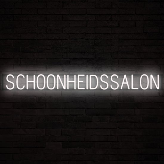 SALON DE BEAUTÉ - Enseigne Néon Enseigne lumineuse LED | SortBrite | 150,62 x 16 cm | 6 modes de gradation et 8 animations lumineuses | Éclairage au néon pour panneaux publicitaires