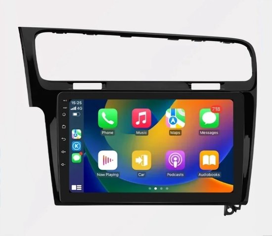 Carplay Android Auto autoradio VW Golf 7 2012-2020 touchscreen 10 inch 2GB 32GB navigatie Bluetooth Wifi