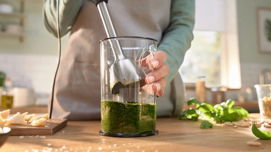 Bosch Serie 4 MSM4B623 blender 0,6 l Staafmixer 1000 W Antraciet, Transparant van Bosch — afbeelding 2