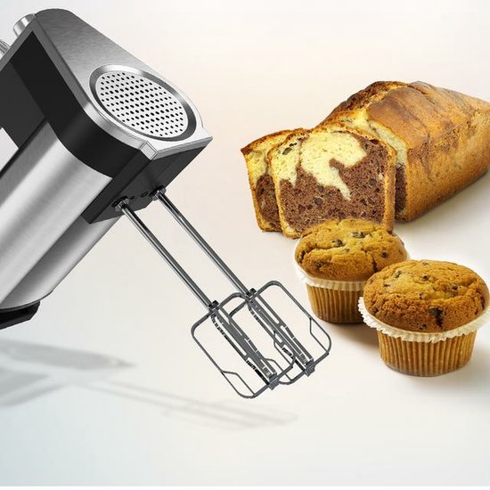 Cecotec PowerTwist 500 Handmixer 500 W Zwart, Roestvrijstaal van Cecotec — afbeelding 5