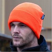 Zachte winter skimuts oranje