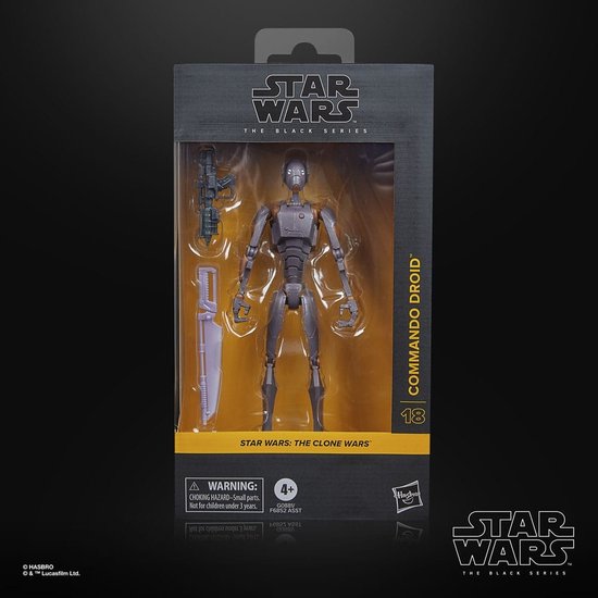 Hasbro Star Wars Black Series - Action Figure Clone Commander Fox 15 Cm - Esclusiva