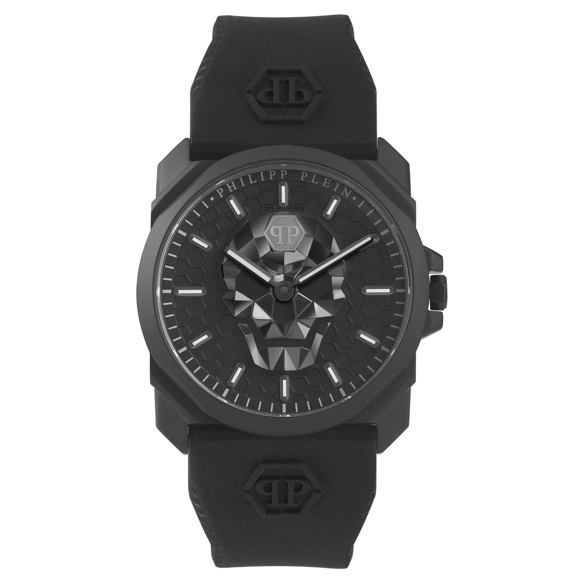 Philipp Plein - Heren Horloge Skull King - Zwart