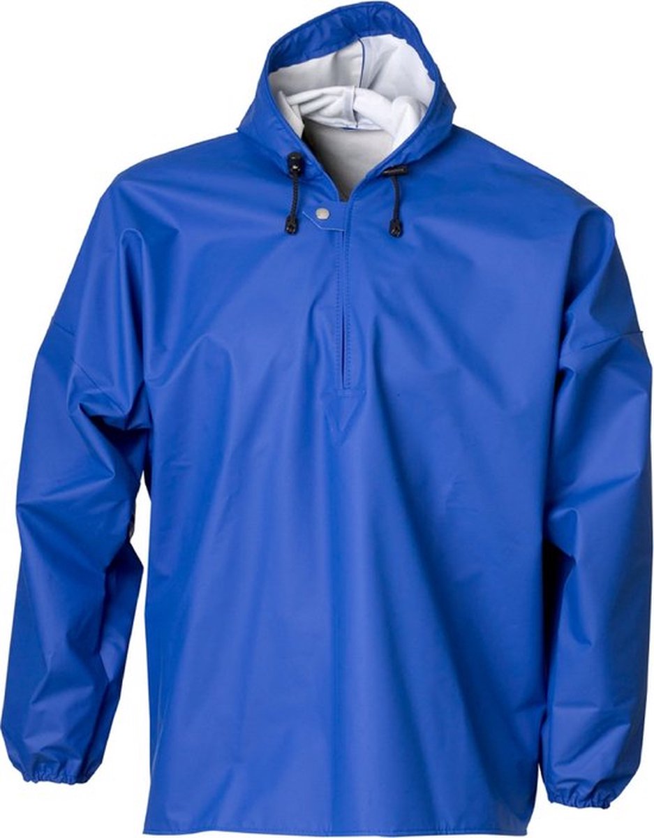 Elka regenjas / Anorak PU/Nylon -Maat XL - Blauw