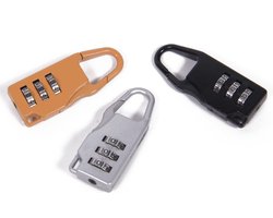 Benson Handig koffercijferslot - 3-cijferige code - 20 mm - Lichtgewicht aluminium