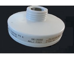 P3 Stoffilter met schroefdraad voor gelaatsmasker - P3 R / FFP3 - EN148 - SCHROEFFILTER SAMURAI TOSHOGU P3 FILTER - Stoffilter klasse P3 R - Ademfilter Luchtfilter aanbevolen tegen COVID Corona