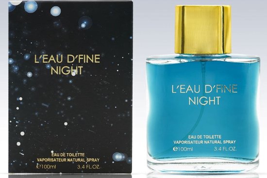 Fine Perfumery L'eau D'fine Night Eau de Toilette Pour Homme 100ml