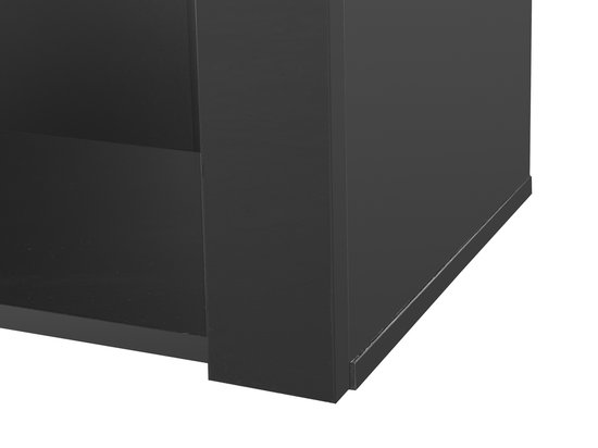 Vitrinekast Met Glazen Deur - 70 X 40 X 160 Cm - Met Ledverlichting Zijlade Mdf Wit