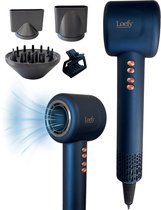 Bol.com Loefy Krachtige Föhn - Ultra Stil - Airstyler - Diffuser - Snel drogen - Haardroger Krullen - Föhn met Diffuser - Ionisc... aanbieding