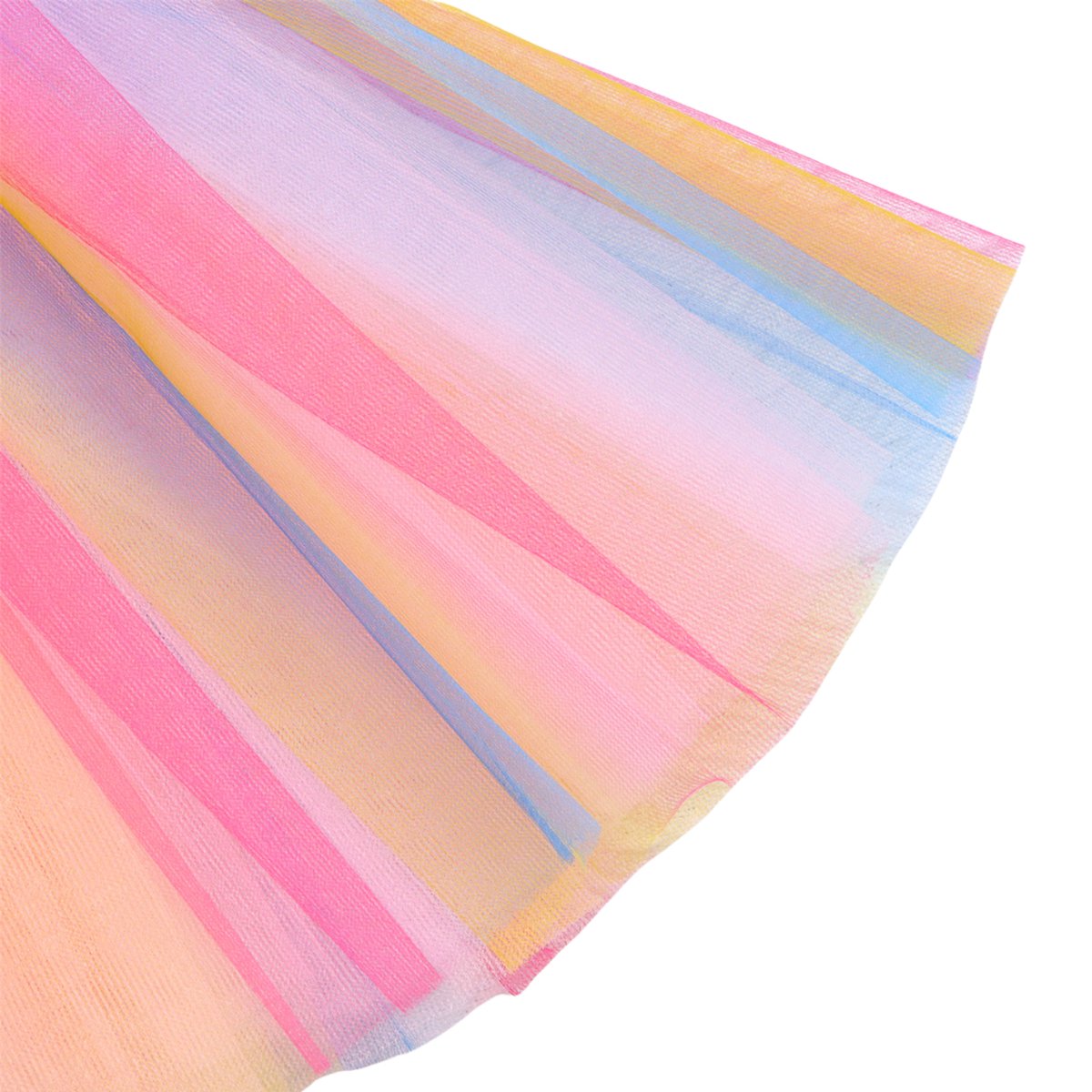 Joya Kids® Regenboog tutu met Vleugels en Staf | Tover fee Verkleedset voor Meisjes | Tutu verkleedkleding | Prinsessencape | Cape Set | Unicorn | Meisje Verkleedset | Carnvalskleding Halloween Meisjes | Met Staf, Vleugels en Tutu | Metallic Roze — afbeelding 10