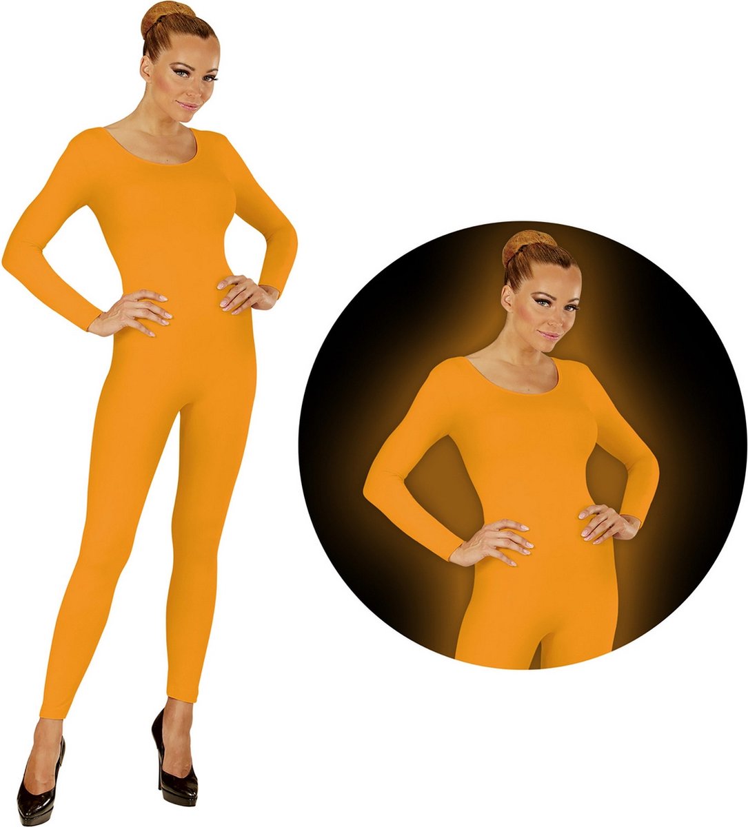 Bodysuit neon oranje