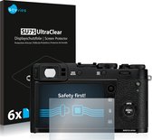 Savvies - Screenprotector voor Fujifilm X100F - Folie Beschermfolie transparant (6 Stuks)