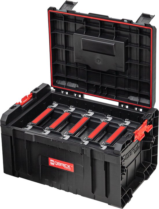 QBRICK gereedschapskist met uitneembare organizers System PRO TOOLBOX + 5x TWO ORGANIZER MULTI