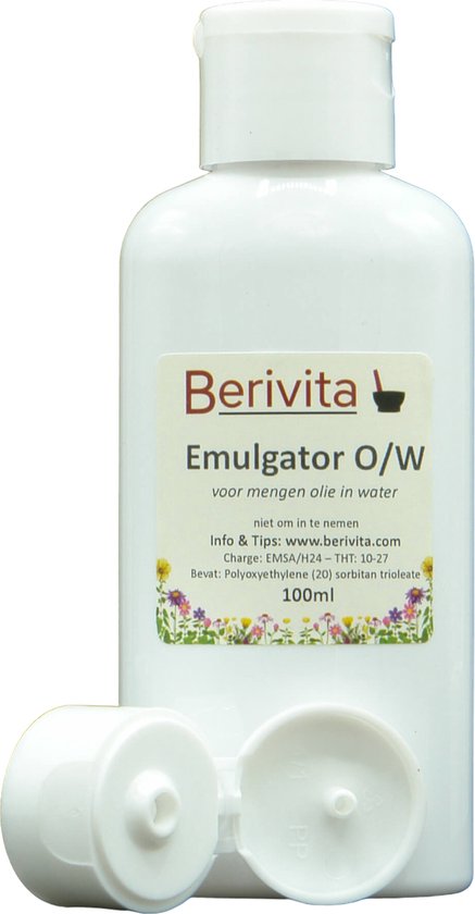 Emulgator 100ml - Makkelijk Olie of Butter met Water Mengen