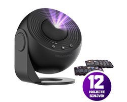 BELLAVITA ® 12-in-1 Projectorlamp - Galaxy Projector - Sterren Projector - Sterrenhemel Projector - Universum - Heelal - Lamp - Sterren - Nachtlamp - Nachtlamp voor kinderen - Sinterklaas - Black Friday - Kerst - Kerstmis