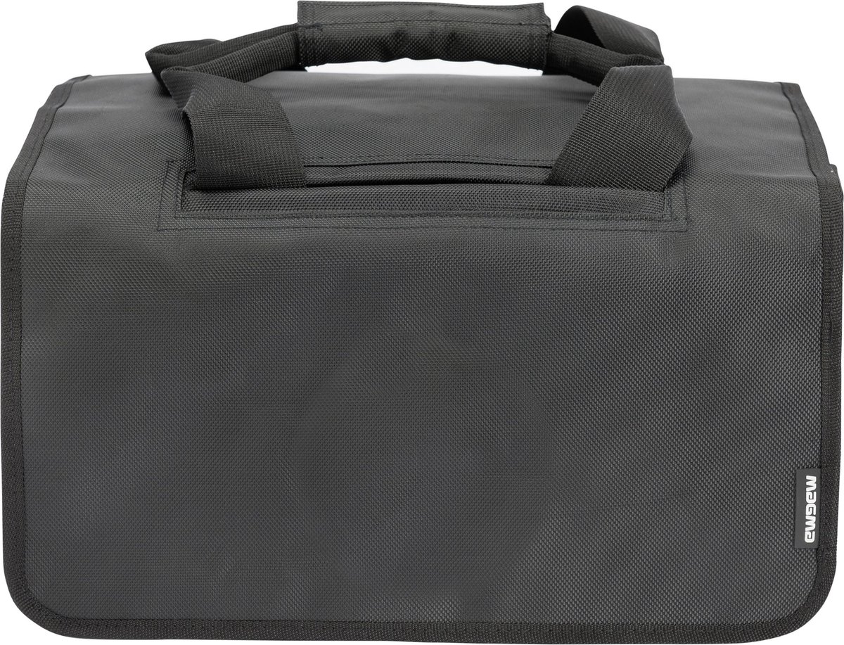 Magma 45 Record-Bag 150, black/khaki green - Vinyl tas