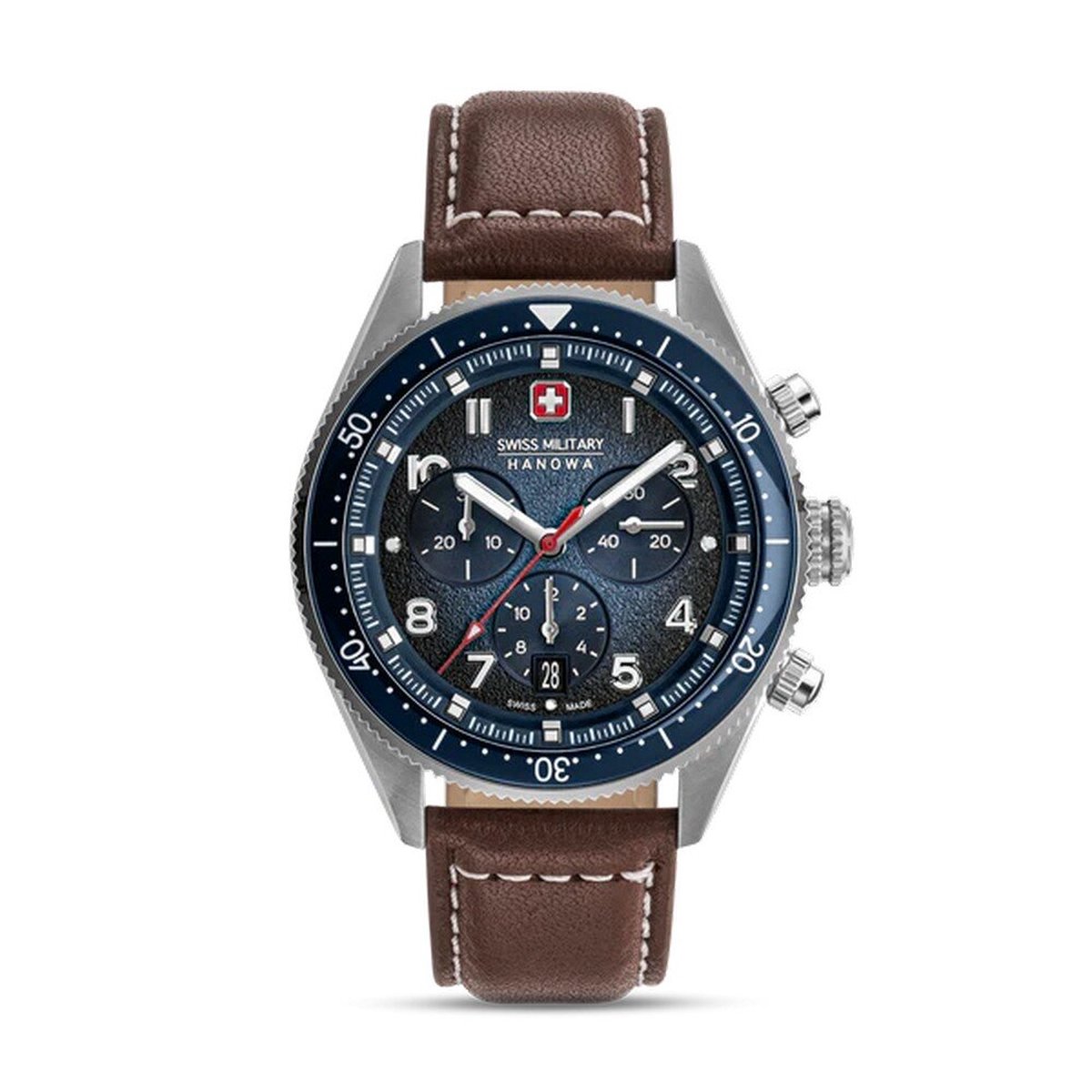 Swiss Military Hanowa - SMWGC0003802 - Polshorloge - Heren - Kwarts - Greyhound Chrono