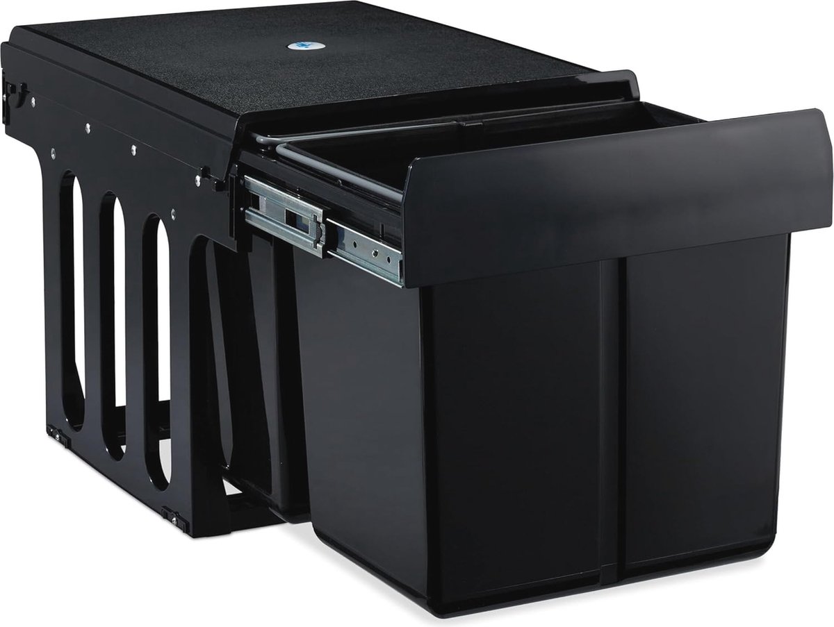 Goedkoopste Inbouw prullenbak met 2 vakken voor efficiënt afvalscheiden in de keuken