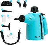Kymo Handstoomreiniger Plus - Reinigingsmachine - Stoomapparaat Vloer/Bank/Badkamer/Keuken - Handstomer - Stoomreiniger badkamer - Vlekkenreiniger - Diverse opzetstukken