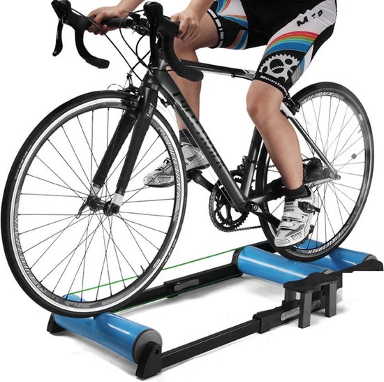 Hoobi® - Vélo d'entraînement - Banc à roulettes - Vélo d'appartement -  Cardio - Vélo... | bol.com