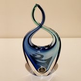 ArtCristal Bohemia - Kristallen sculptuur Duet - H12cm - Blauw/Turquoise