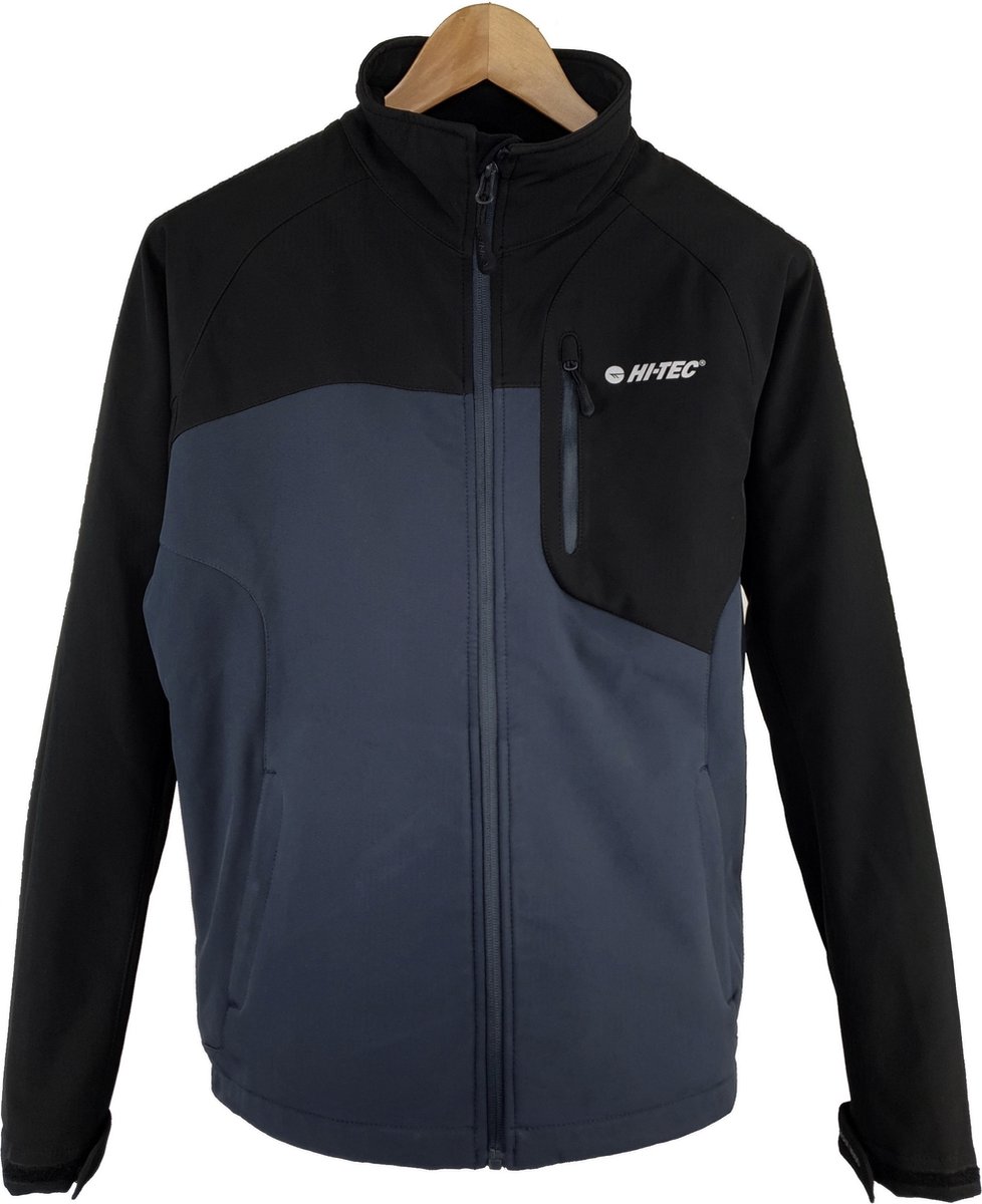 Hi-Tec Heren Brenet Softshell Jas Zwart