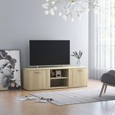 Decoways - Tv-meubel 120x34x37 cm spaanplaat sonoma eikenkleurig