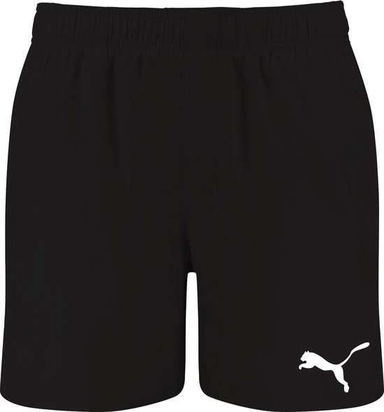 Puma - Swim Mid Shorts - Zwarte Zwemshorts-L