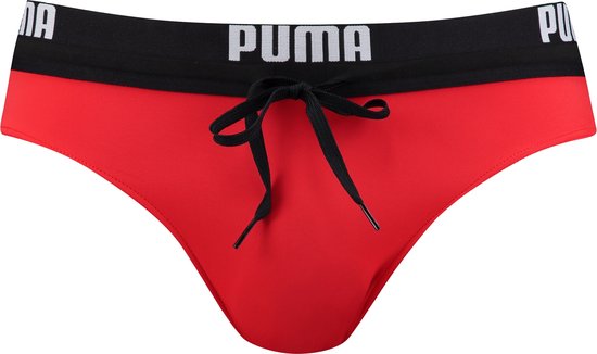 PUMA de bain PUMA logo ceinture rouge - L