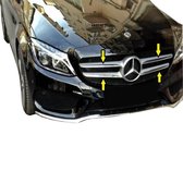 Front Grill Sierafdekking 4 Pcs. Voor Mercedes C-Classe W205 2014-en hoger