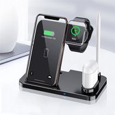 4 In 1 Fast Charger Wireless Charging Stand Voor Iphone Apple Iwatch Oplader Pad Dock station Voor Airpods Apple Potlood