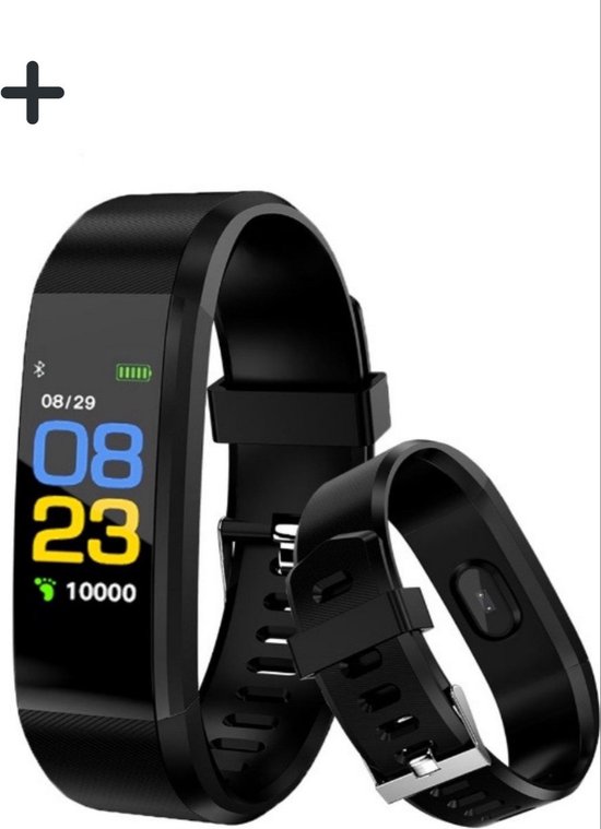 huren Voorloper Interesseren Smartwatch Fitness Bloeddrukmeter Stappenteller - Sport - Activity tracker  -... | bol.com