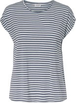 Vero Moda Aware VMAVA PLAIN SS TOP STRIPE GA NOOS Dames T-Shirt - Maat XL