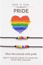 Pride armband - Koppelarmband - Vriendschapsarmband - Valentijn