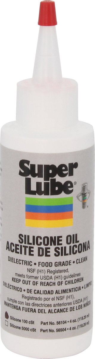 Super Lube Silicone Oil 100 cSt 118ml - voedselveilig - diëlektrisch