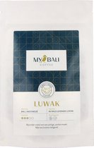 MyBali Coffee, Luwak, 100 gr, (H)eerlijk Indonesische koffie. Direct Trade. 100% Free Luwak. Mild kruidige/peperige smaak. Heel bijzonder. Indonesië.