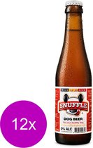 Snuffle Dog Beer Mixed - Hondensnacks - 12 x Kip Rund